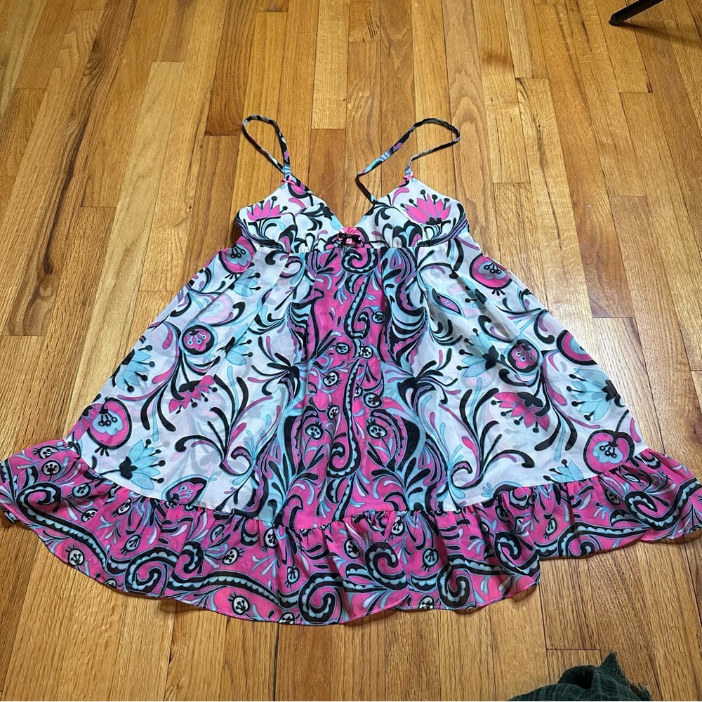Y2K Betsy Johnson slip dress